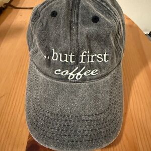 SO Gray Cotton Cap Women’s OS